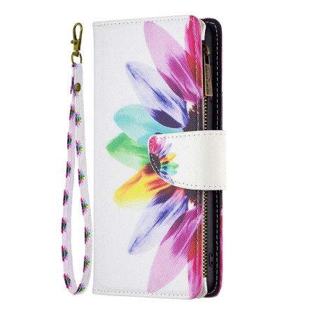 Flip Cover Xiaomi Redmi Note 13 Pro Plus 5g Akvarel Blomsterpung