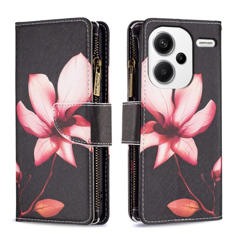 Flip Cover Xiaomi Redmi Note 13 Pro Plus 5g Lotus Wallet