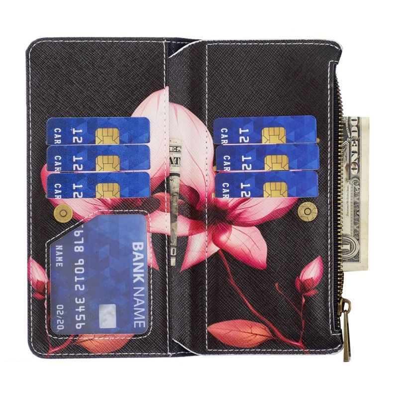 Flip Cover Xiaomi Redmi Note 13 Pro Plus 5g Lotus Wallet