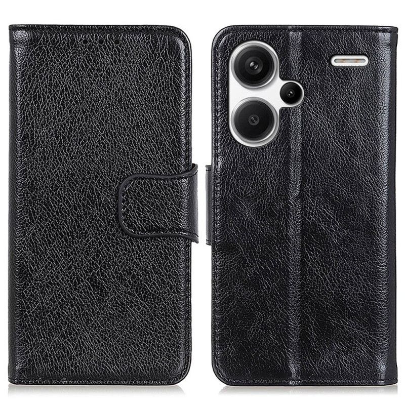 Læder Cover Xiaomi Redmi Note 13 Pro Plus 5g Telefon Etui Split Nappa Læder