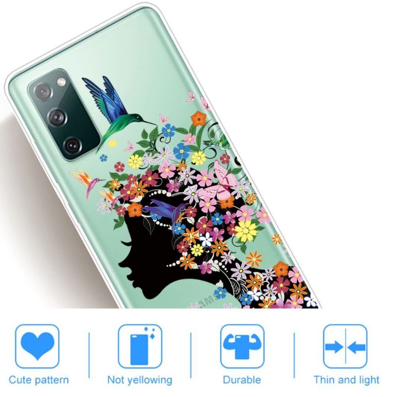 Cover Samsung Galaxy S20 FE Kolibriblomster