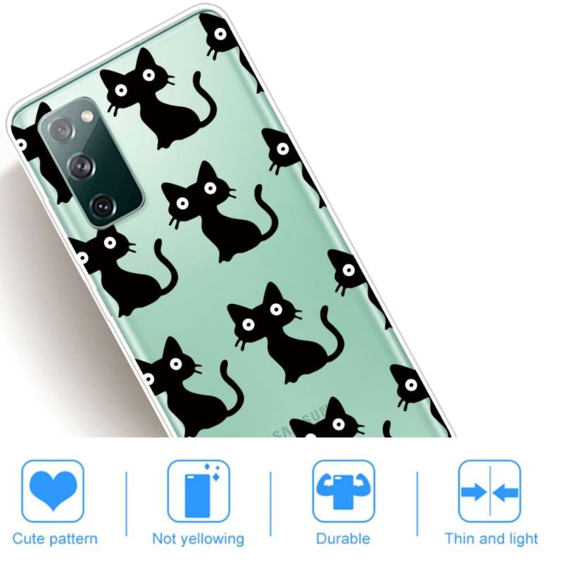 Cover Samsung Galaxy S20 FE Sorte Katte