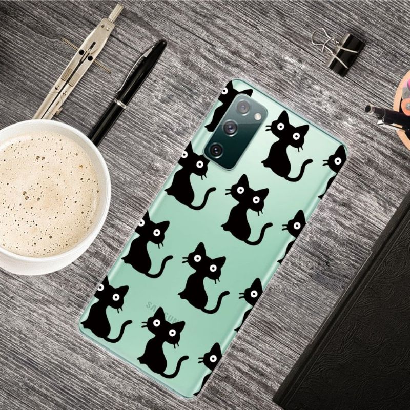 Cover Samsung Galaxy S20 FE Sorte Katte