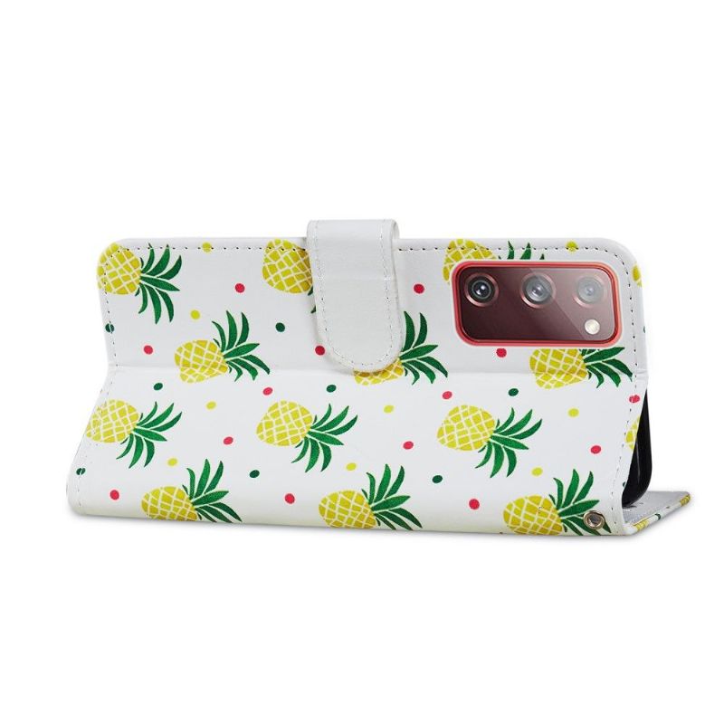 Flip Cover Samsung Galaxy S20 FE Ananas