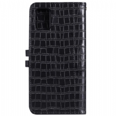 Flip Cover Samsung Galaxy S20 FE Croc-effekt Læderstil