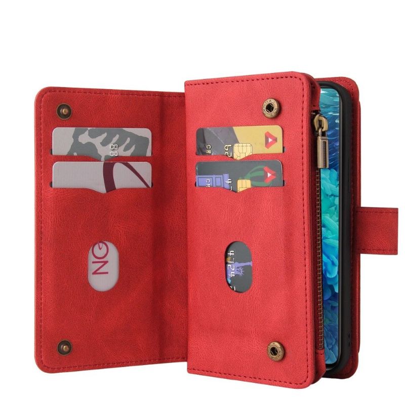 Flip Cover Samsung Galaxy S20 FE Hemming Punge Etui Med Snor