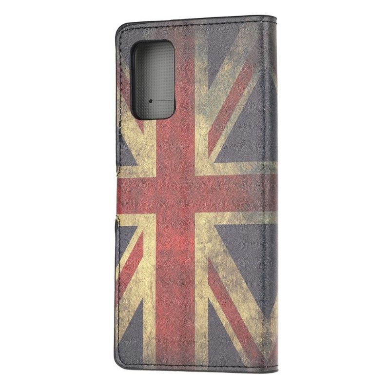 Flip Cover Samsung Galaxy S20 FE Vintage Engelsk Flag