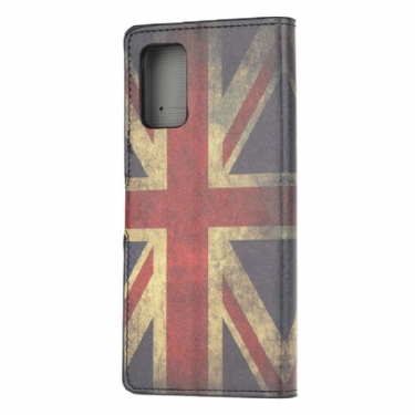 Flip Cover Samsung Galaxy S20 FE Vintage Engelsk Flag