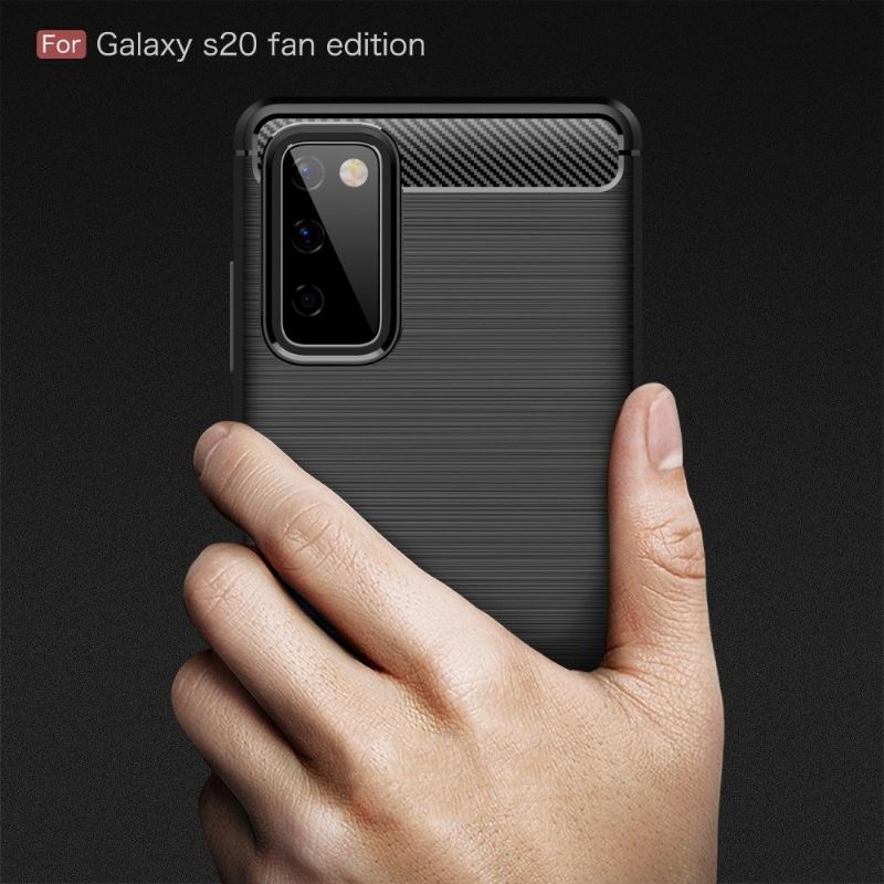 Mobilcover Samsung Galaxy S20 FE Fleksibel Børstet Effekt
