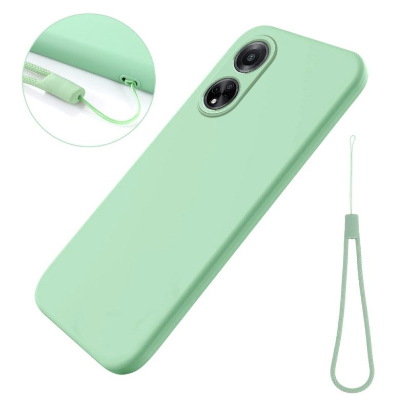 Cover Oppo A98 5g Telefon Etui Flydende Silikone Strop