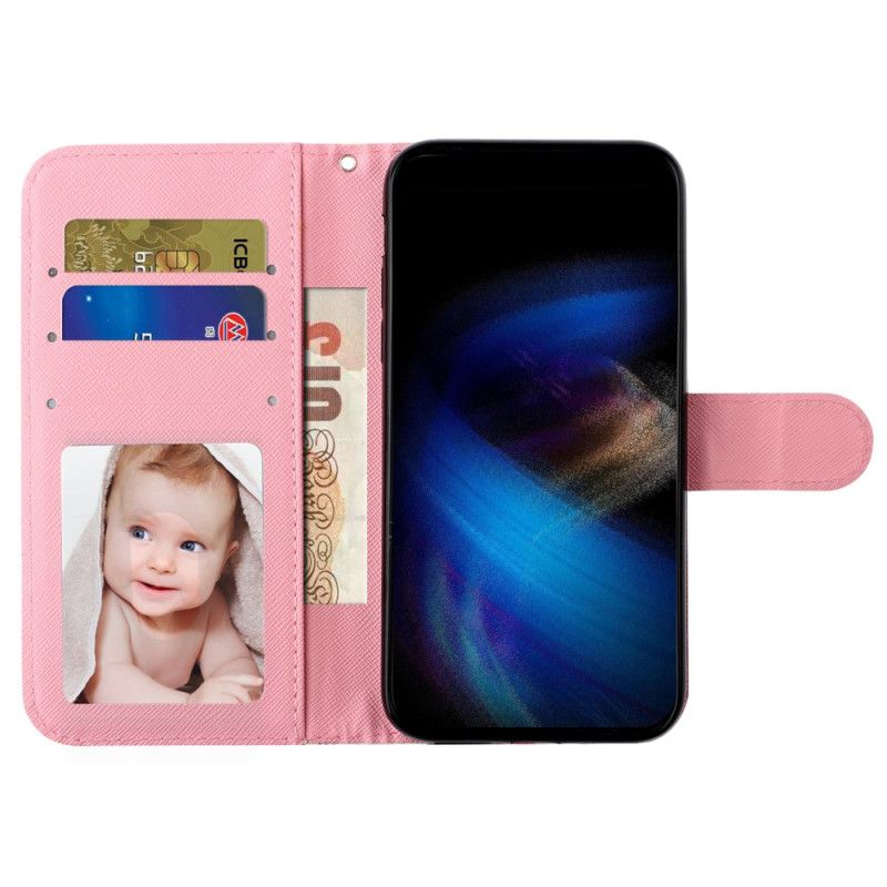 Flip Cover Oppo A98 5g 3d Bjørn Med Rem