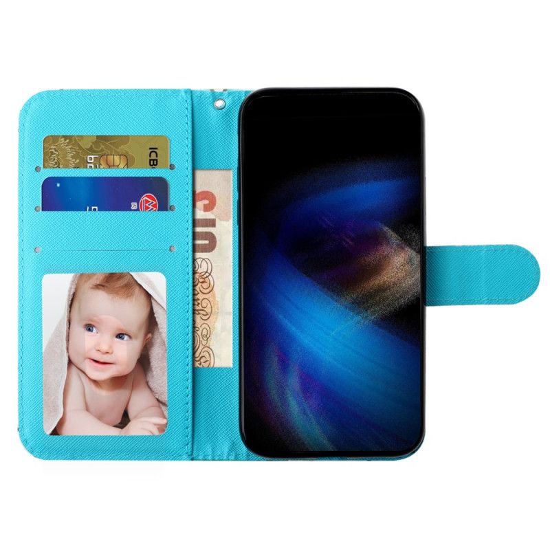 Flip Cover Oppo A98 5g 3d Sneulv Med Rem