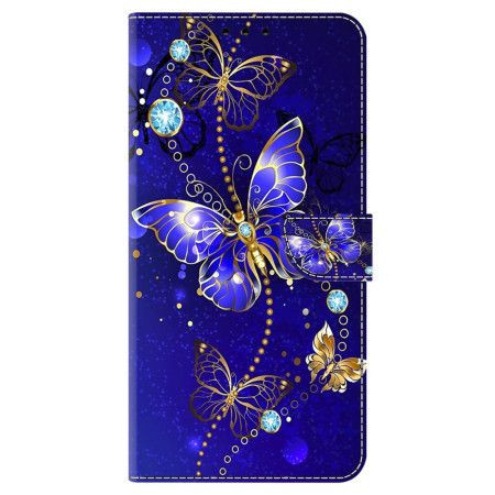 Flip Cover Oppo A98 5g Diamantsommerfugle