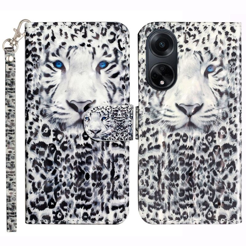 Flip Cover Oppo A98 5g Leopardrem