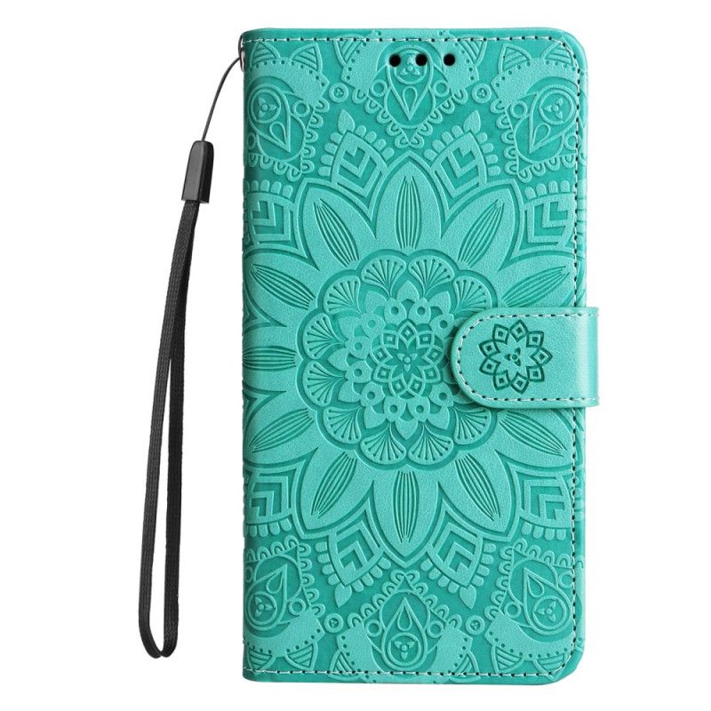 Flip Cover Oppo A98 5g Solsikkemønster