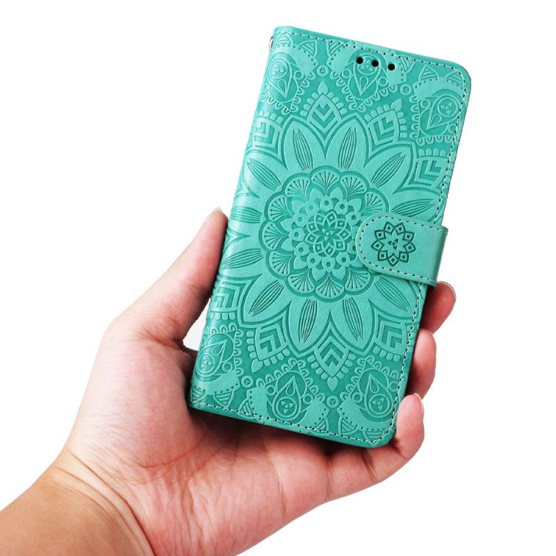 Flip Cover Oppo A98 5g Solsikkemønster