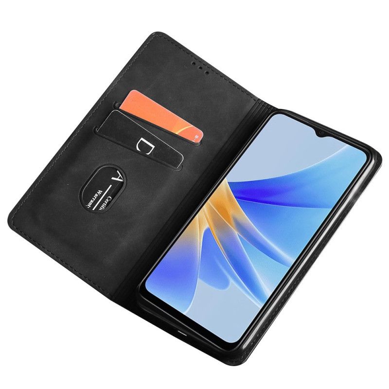 Flip Cover Til Oppo A98 5g Retro Tekstur