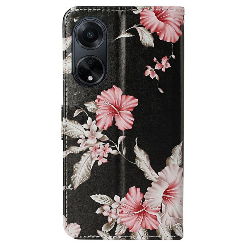 Flip Cover Til Oppo A98 5g Rhododendron