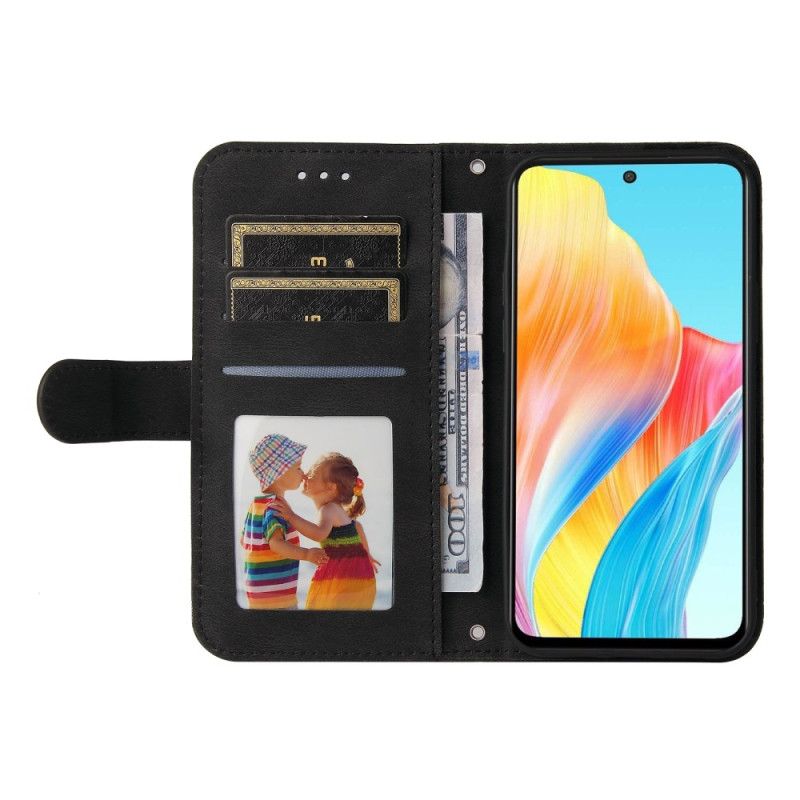 Læder Cover Oppo A98 5g Telefon Etui Nitte