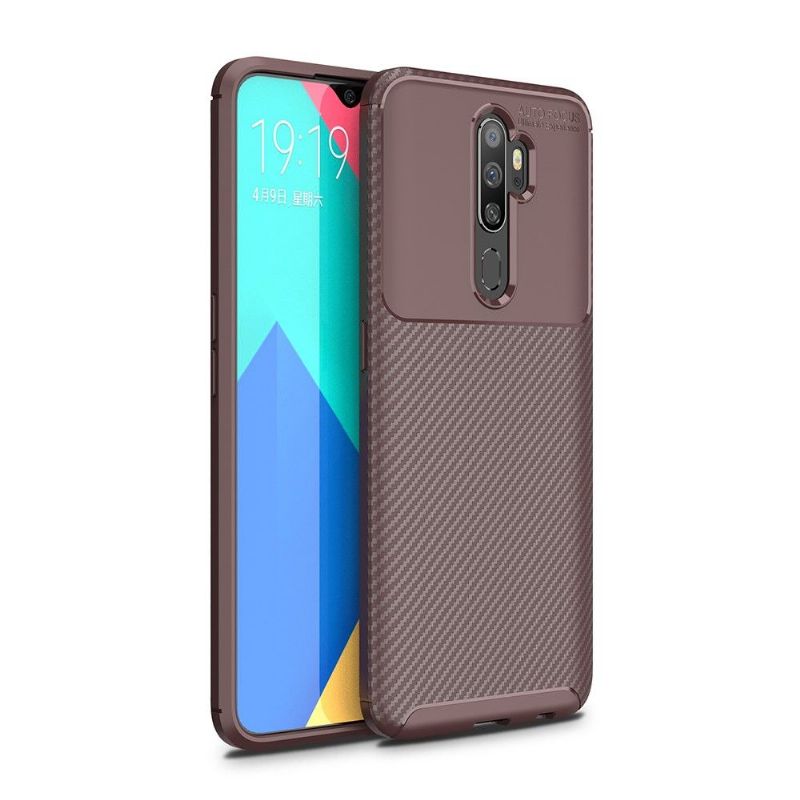 Cover Oppo A9 2020 Anti-fald Gel Carbon Fiber Style