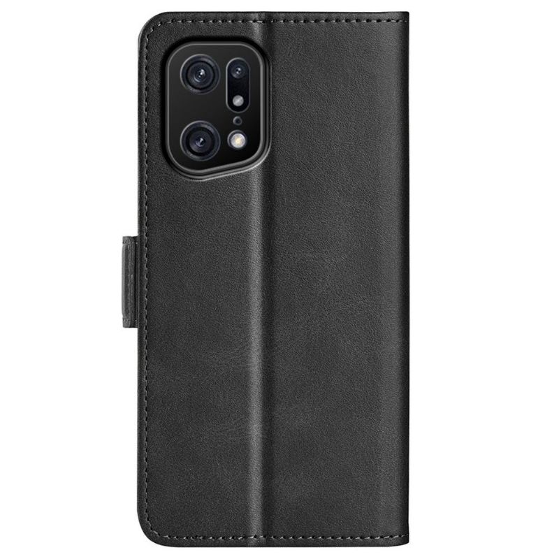 Case Oppo Find X5 Pro Original Punge Mat Imiteret Lædercover