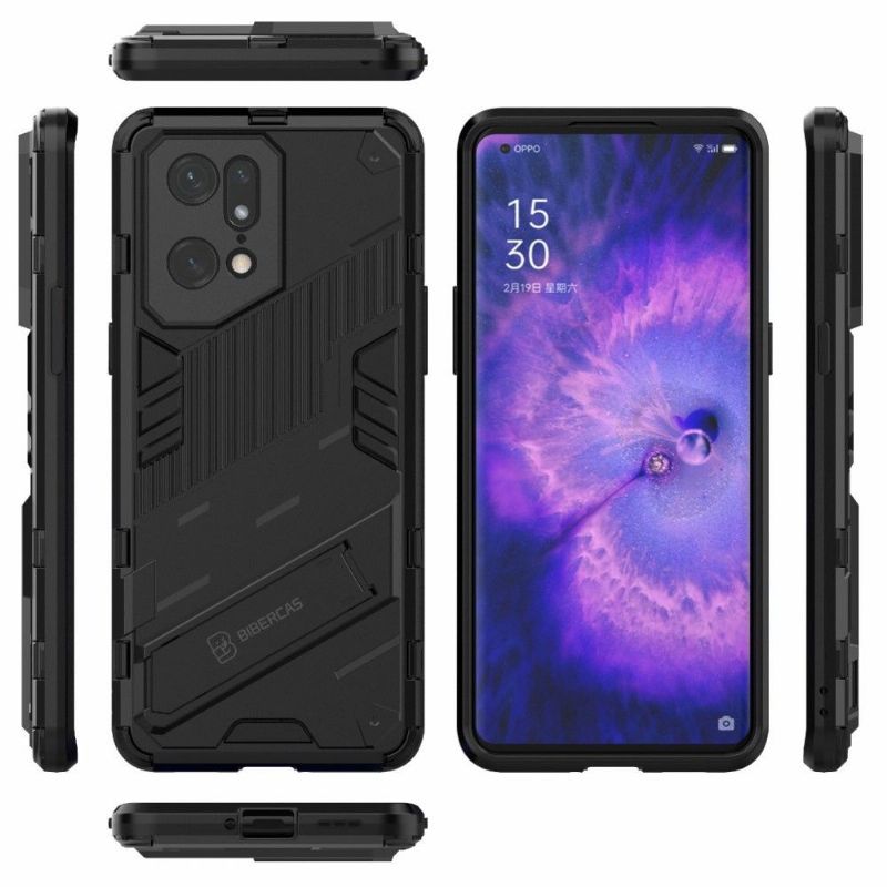 Cover Oppo Find X5 Pro Anti-fald Hybrid Med Støttefunktion