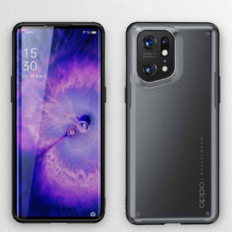 Cover Oppo Find X5 Pro Armor Series Semi Clear