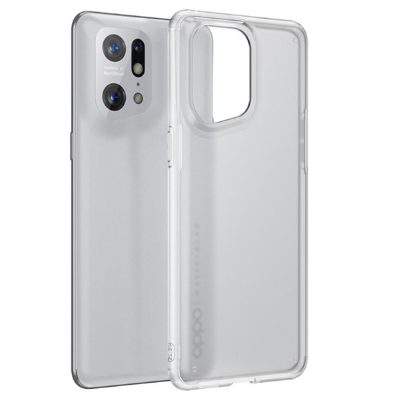 Cover Oppo Find X5 Pro Armor Series Semi Clear