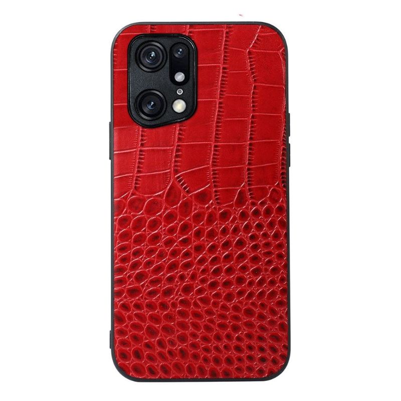 Cover Oppo Find X5 Pro Colette Croc Effekt Læder