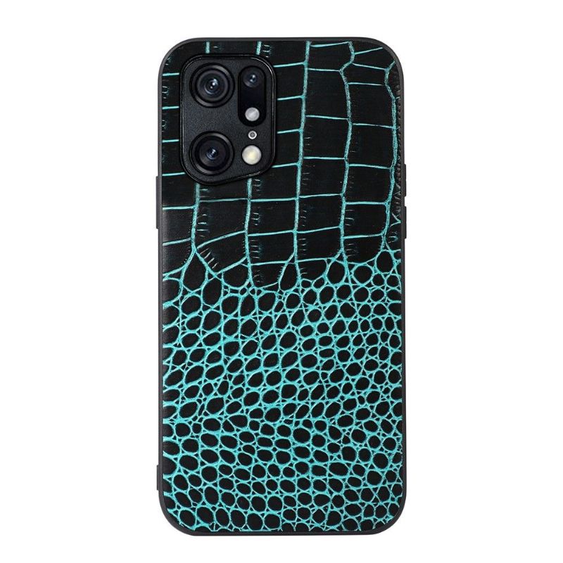 Cover Oppo Find X5 Pro Colette Croc Effekt Læder