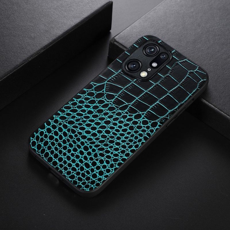 Cover Oppo Find X5 Pro Colette Croc Effekt Læder