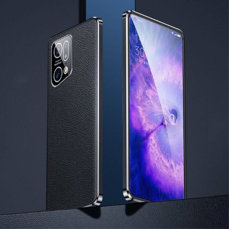 Cover Oppo Find X5 Pro Kornet Ægte Læder