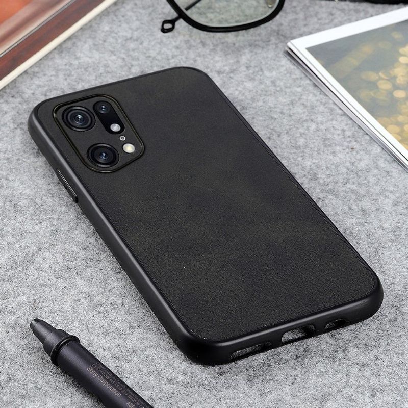 Cover Oppo Find X5 Pro Vintage Kunstlæderjazz