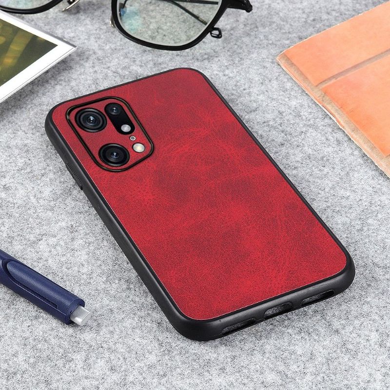 Cover Oppo Find X5 Pro Vintage Kunstlæderjazz