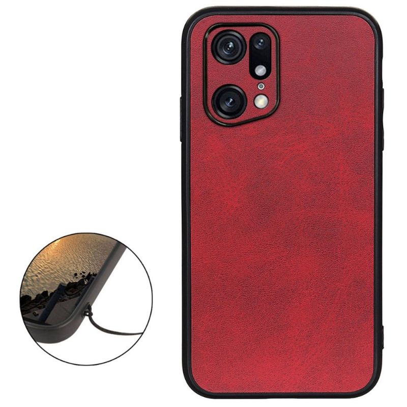 Cover Oppo Find X5 Pro Vintage Kunstlæderjazz