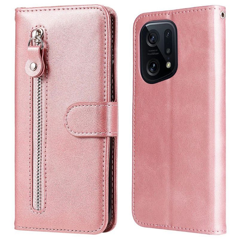 Flip Cover Oppo Find X5 Pro Punge Etui Elena Tegnebog