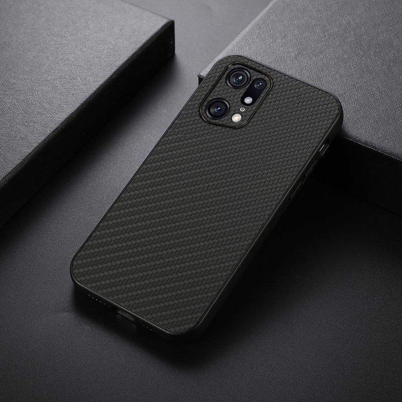 Mobilcover Oppo Find X5 Pro Carbon Fiber Style