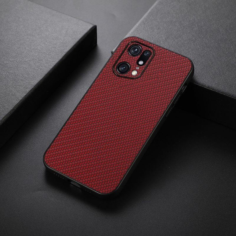 Mobilcover Oppo Find X5 Pro Carbon Fiber Style