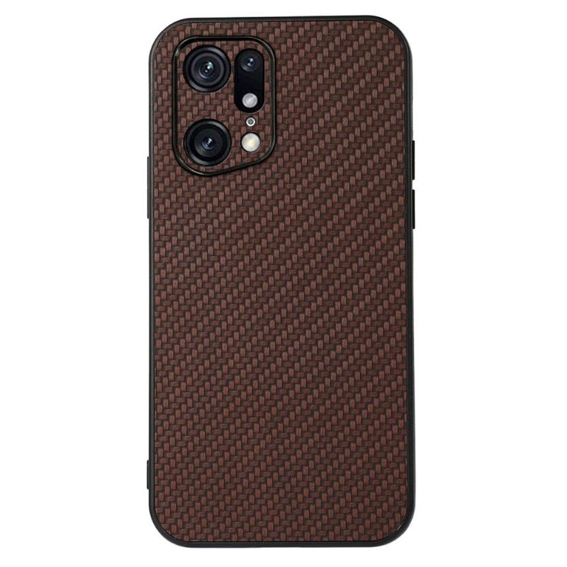 Mobilcover Oppo Find X5 Pro Carbon Fiber Style