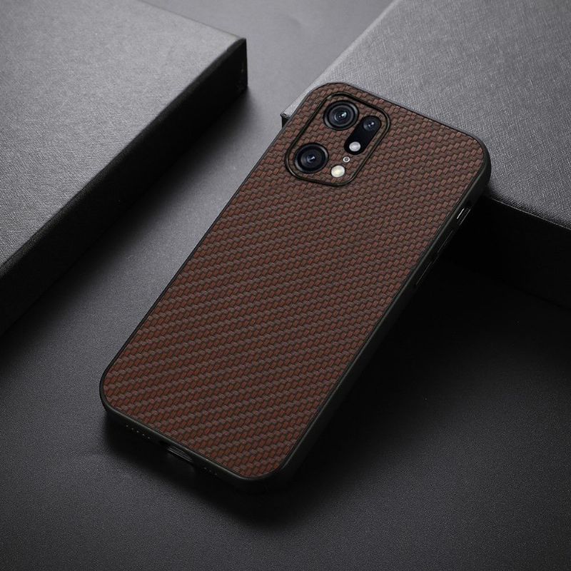 Mobilcover Oppo Find X5 Pro Carbon Fiber Style