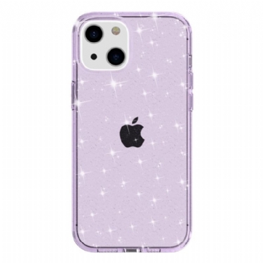 Cover iPhone 15 Gennemsigtig Glitter