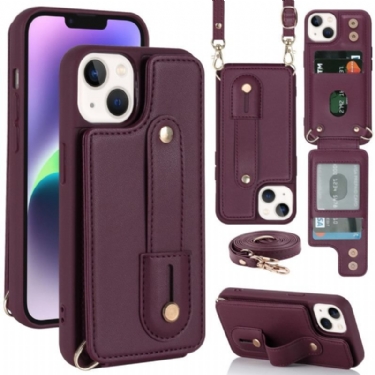 Cover iPhone 15 Kortholderrem Og Skulderrem