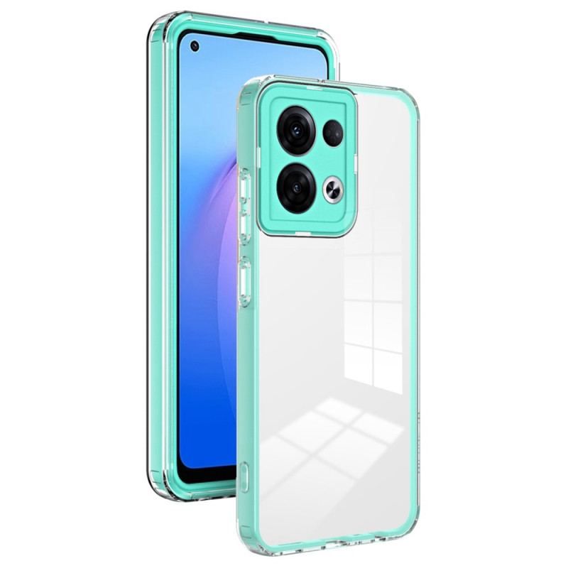 Cover Oppo Reno 8 Gennemsigtig Hybrid