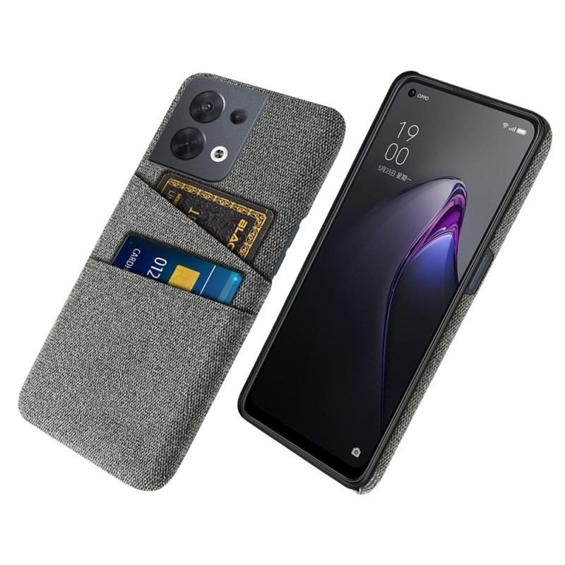 Cover Oppo Reno 8 Kortholder Klud