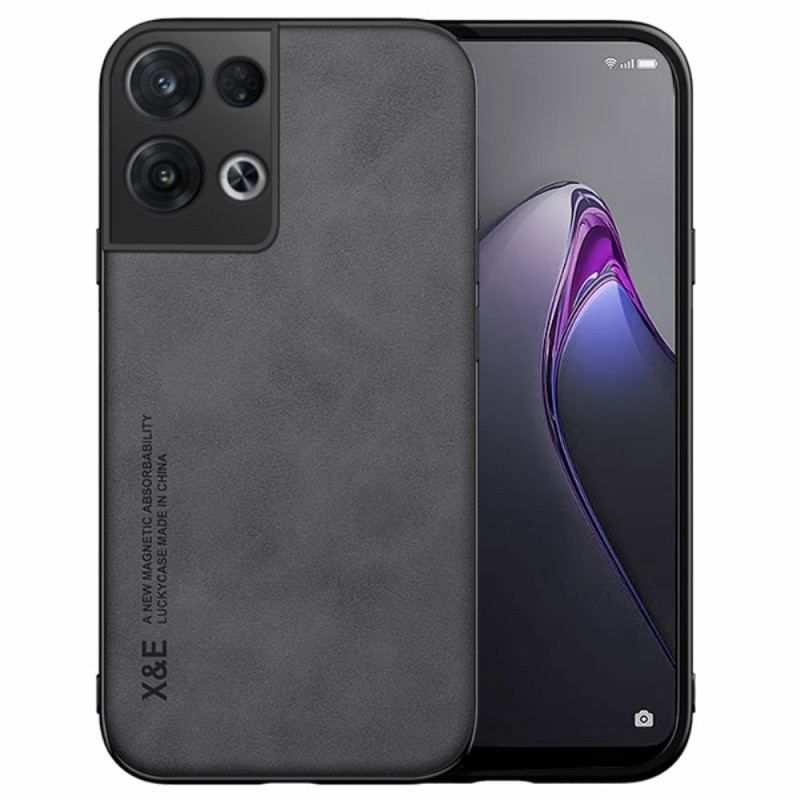 Cover Oppo Reno 8 X&e Lædereffekt