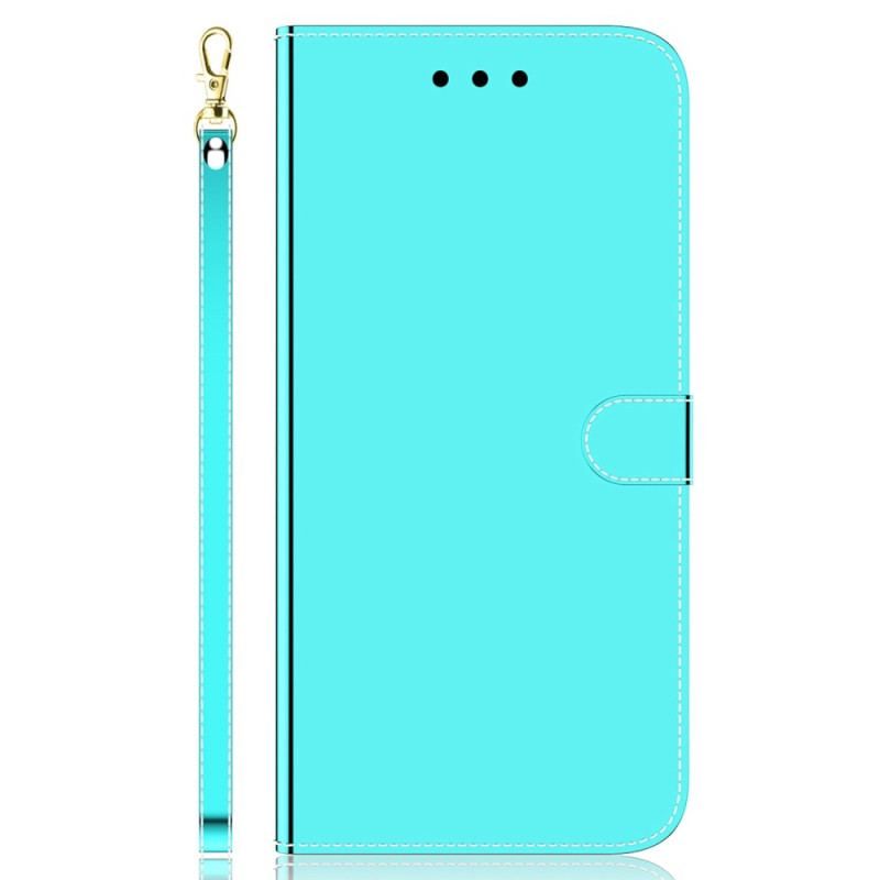 Flip Cover Oppo Reno 8 Spejl Og Snor