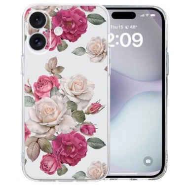 Cover iPhone 16 Gennemsigtige Kantpæoner