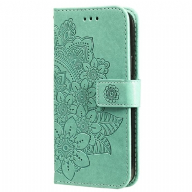 Flip Cover iPhone 16 Mandala Print Med Rem