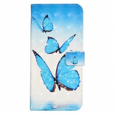 Flip Cover iPhone 16 Tre Sommerfugle