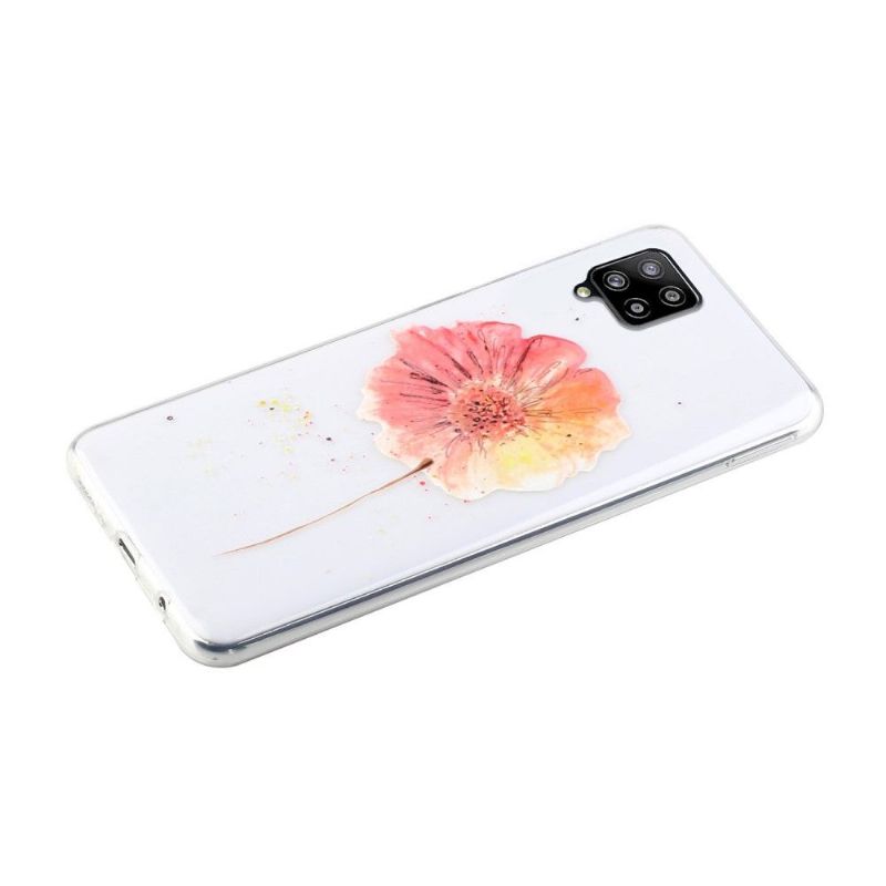 Cover Samsung Galaxy A12 Akvarelblomst